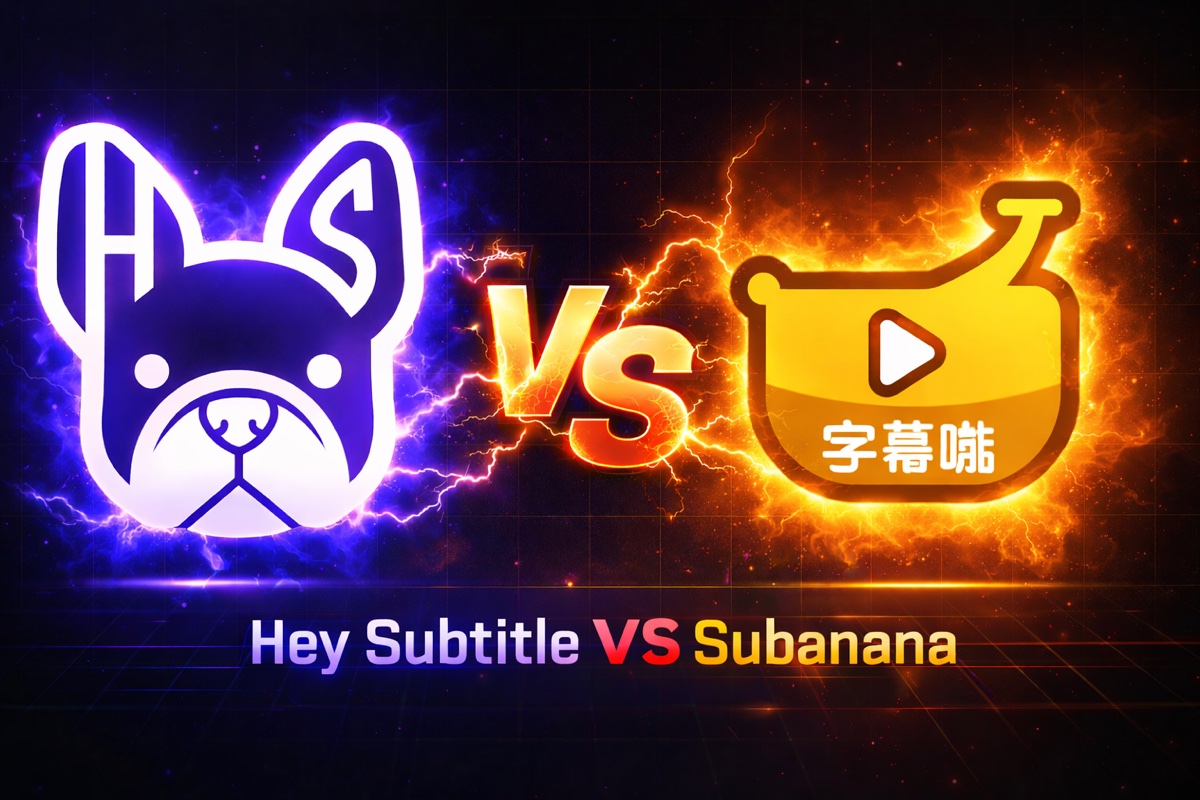 Hey Subtitle VS Subanana 完整比較：2026 年香港字幕工具怎麼選？